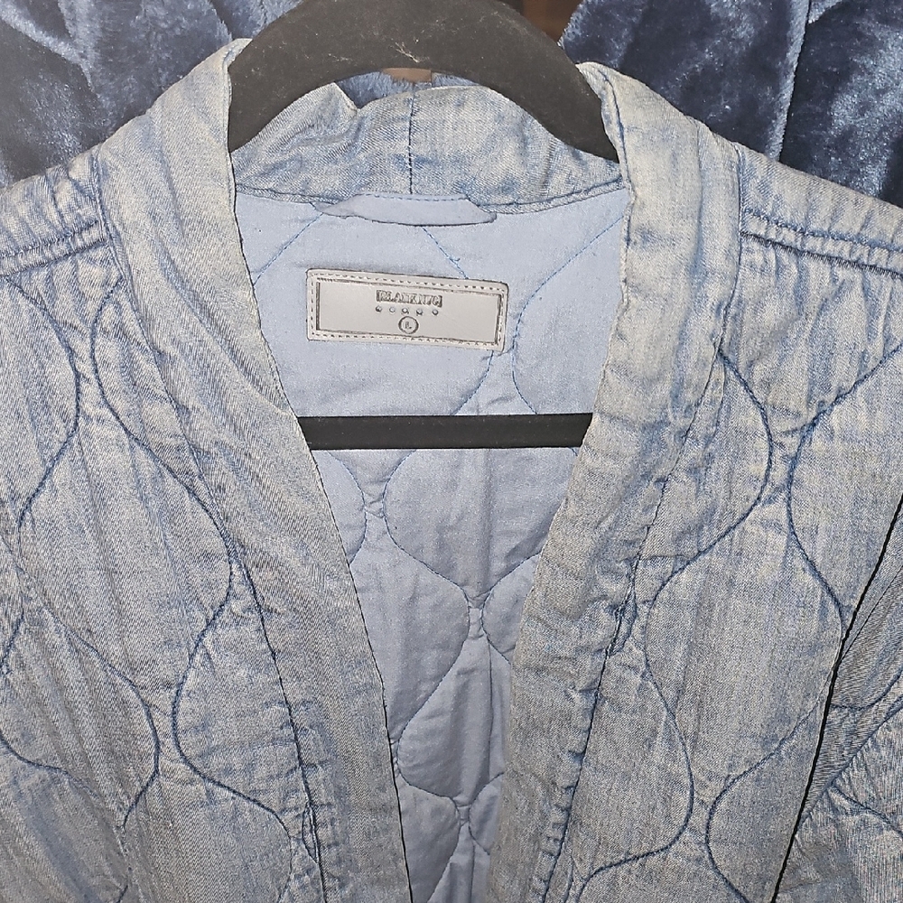 Blue Quilted Robe - Picture 3 of 7